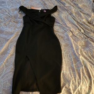 NWT black blossom dress